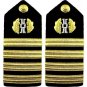 NEW US NAVY CAPTAIN JUDGE ADVOCATE BRANCH HARD SHOULDER BOARDS AUTHENTIC CP MADE