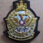 BRUNEI ROYAL AIR FORCE HAT CAP COMMODORE Bullion Badge - FREE SHIP IN USA
