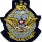 BRUNEI ROYAL AIR FORCE HAT CAP COMMODORE Bullion Badge - FREE SHIP IN USA