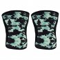 BLACK GREEN MILITARY STYLE NEOPRENE KNEE SLEEVES CAP PROTECTOR (7mm) CP MADE