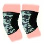 BLACK GREEN MILITARY STYLE NEOPRENE KNEE SLEEVES CAP PROTECTOR (7mm) CP MADE