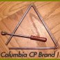 NEW TRIANGLE Size 6" With Beater Quality Sound - SOLID METAL TRIANGLE - CP MADE