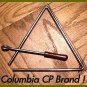 NEW TRIANGLE Size 6" With Beater Quality Sound - SOLID METAL TRIANGLE - CP MADE
