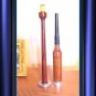 SCOTTISH BAGPIPE PRACTICE CHANTER Natural Rosewood NEW Engraved Mount & Sole CP