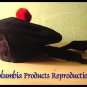 CP Brand BALMORALS KILT HATS NO Badge / Dice BLACK WOOL HI Quality EMAIL SIZE