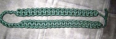 HAND MADE SILK CORD GREEN COLOR - US ARMY OR BAND UNIFORM ACCESSORIES CP MADE