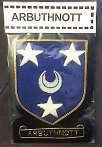ARBUTHNOTT SCOTTISH CLAN BADGE NEW HAND EMBROIDERED CP MADE QUALITY US FREE SHIP