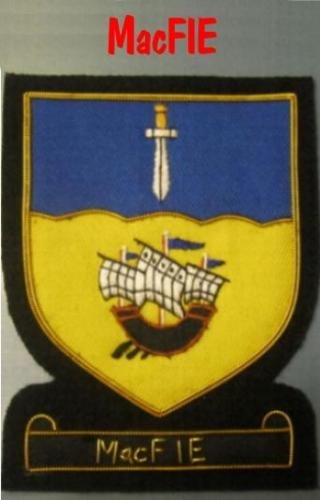 MacFIE SCOTTISH CLAN BADGE NEW HAND EMBROIDERED CP MADE HI QUALITY FREE US SHiP