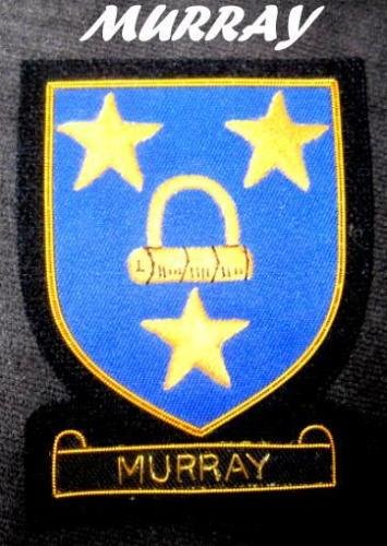 MURRAY SCOTTISH CLAN BADGE NEW HAND EMBROIDERED CP MADE QUALITY US FREE SHIP
