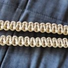 HAND MADE SILK CORD BEiGE COLOR - US ARMY OR BAND UNIFORM ACCESSORIES CP MADE HAND MADE SILK CORD BEiGE COLOR - US ARMY OR BAND UNIFORM ACCESSORIES CP MADE