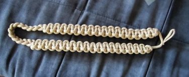 HAND MADE SILK CORD BEiGE COLOR - US ARMY OR BAND UNIFORM ACCESSORIES CP MADE