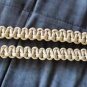 HAND MADE SILK CORD BEiGE COLOR - US ARMY OR BAND UNIFORM ACCESSORIES CP MADE