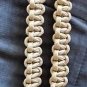 HAND MADE SILK CORD BEiGE COLOR - US ARMY OR BAND UNIFORM ACCESSORIES CP MADE