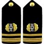 NEW US NAVY LIEUTENANT JUNIOR GRADE JUDGE ADVOCATE BRANCH HARD SHOULDER BOARDS