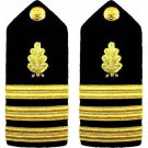 NEW US NAVY COMMANDER RANK DENTAL CORP HARD SHOULDER BOARDS AUTHENTIC CP MADE