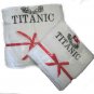 NEW TITANIC FIRST CLASS PASSENGER COURTESY FACE & BATH TOWELS SET - CP MADE