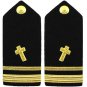 NEW US NAVY LIEUTENANT JUNIOR GRADE CHRISTIAN CHAPLAIN HARD SHOULDER BOARDS CP