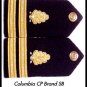 NEW US NAVY LIEUTENANT RANK DENTAL CORP HARD SHOULDER BOARDS AUTHENTIC CP MADE