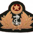 PAKISTAN NAVY OFFICER HAT CAP HILAL STAR BADGE NEW - FREE SHIP IN USA