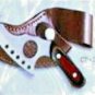 COLUMBIA CP Brand New Straight Stainless Fixed Blade Hunting Knife + Sheath 1020
