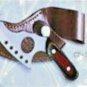 COLUMBIA CP Brand New Straight Stainless Fixed Blade Hunting Knife + Sheath 1020