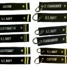 NEW US NAVY LINE OFFICER RANKS KEY CHAINS, COLLECTORS GIFT LUGGAGE TAGS CP MADE NEW US NAVY LINE OFFICER RANKS KEY CHAINS, COLLECTORS GIFT LUGGAGE TAGS CP MADE