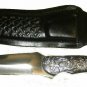 COLUMBIA CP Brand New Straight Stainless Fixed Blade Hunting Knife + Sheath 1024