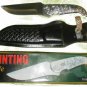 COLUMBIA CP Brand New Straight Stainless Fixed Blade Hunting Knife + Sheath 1024