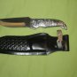 COLUMBIA CP Brand New Straight Stainless Fixed Blade Hunting Knife + Sheath 1024