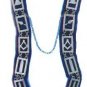 MASONIC REGALIA BLUE LODGE MASTER MASON DRESS METAL CHAIN COLLAR BLUE VELVET