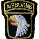 US ARMY 101ST AIRBORNE COMBAT IDENTIFICATION ID BADGE HAND EMBROIDERED - CP MADE US ARMY 101ST AIRBORNE COMBAT IDENTIFICATION ID BADGE HAND EMBROIDERED - CP MADE
