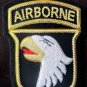 US ARMY 101ST AIRBORNE COMBAT IDENTIFICATION ID BADGE HAND EMBROIDERED - CP MADE