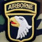 US ARMY 101ST AIRBORNE COMBAT IDENTIFICATION ID BADGE HAND EMBROIDERED - CP MADE