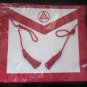 MASONIC REGALIA SET ROYAL ARCH APRON  COLLAR & GLOVES PAIR CP MADE