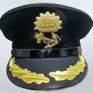 P & O MARINE SHIP LINE CAPTAIN BLACK HAT CAP NEW MOST SIZES EXCELLENT CP MADE P & O MARINE SHIP LINE CAPTAIN BLACK HAT CAP NEW MOST SIZES EXCELLENT CP MADE
