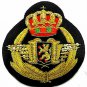 BELGIUM AIR FORCE PILOT HAT BADGE WWI WWII ERA NEW HAND EMBROIDERED CP MADE