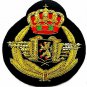BELGIUM AIR FORCE PILOT HAT BADGE WWI WWII ERA NEW HAND EMBROIDERED CP MADE