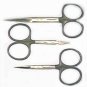 THREE MUST HAVE FLY TYING SCISSORS BLACK LOOPS TUNGSTEN CARBIDE TIPS - CP MADE