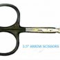 THREE MUST HAVE FLY TYING SCISSORS BLACK LOOPS TUNGSTEN CARBIDE TIPS - CP MADE