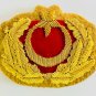 TURKEY ARMY GENERAL HAT BADGE NEW HAND EMBROIDERED - CP MADE