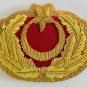 TURKEY ARMY GENERAL HAT BADGE NEW HAND EMBROIDERED - CP MADE