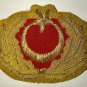 TURKEY ARMY GENERAL HAT BADGE NEW HAND EMBROIDERED - CP MADE