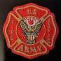 US ARMY FIRE BADGE NEW HAND EMBROIDERED CP MADE FREE SHIP USA
