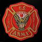US ARMY FIRE BADGE NEW HAND EMBROIDERED CP MADE FREE SHIP USA