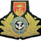 BAHAMAS NAVY OFFICER HAT CAP BADGE NEW HAND EMBROIDERED CP MADE FREE SHIP USA BAHAMAS NAVY OFFICER HAT CAP BADGE NEW HAND EMBROIDERED CP MADE FREE SHIP USA