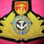 BAHAMAS NAVY OFFICER HAT CAP BADGE NEW HAND EMBROIDERED CP MADE FREE SHIP USA