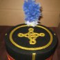 URUGUAYAN ARMY GENERAL FULL HAND EMBROIDERED KEPI HAT - EXCELLENT QUALITY & FIT