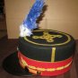 URUGUAYAN ARMY GENERAL FULL HAND EMBROIDERED KEPI HAT - EXCELLENT QUALITY & FIT