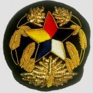 WW2 China Northern Army Dress Hat Emblem Cap Insignia Hat Badge CP Made Hand Emb