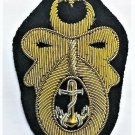 NEW TURKISH NAVY PETTY OFFICER HAT CAP BADGE HAND EMBROIDERED - CP MADE NEW TURKISH NAVY PETTY OFFICER HAT CAP BADGE HAND EMBROIDERED - CP MADE